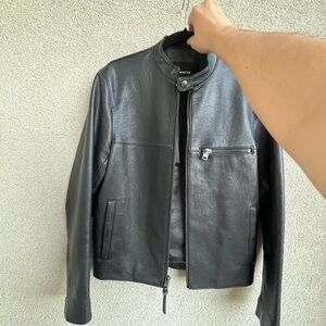 Coach Black Leather Jacket